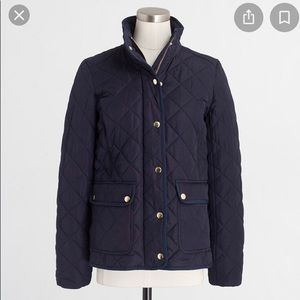 Jcrew quilted jacket - Navy